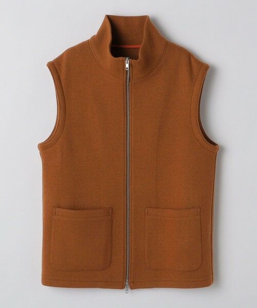 SHIPS / シップス ダウンジャケット・ベスト | BATEAUX DE SHIPS: ボイルドウール ジップ ベスト | 詳細1