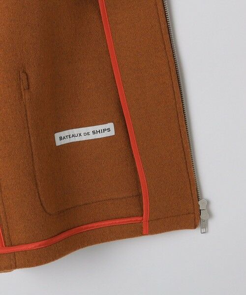 SHIPS / シップス ダウンジャケット・ベスト | BATEAUX DE SHIPS: ボイルドウール ジップ ベスト | 詳細9