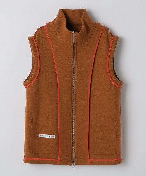 SHIPS / シップス ダウンジャケット・ベスト | BATEAUX DE SHIPS: ボイルドウール ジップ ベスト | 詳細10