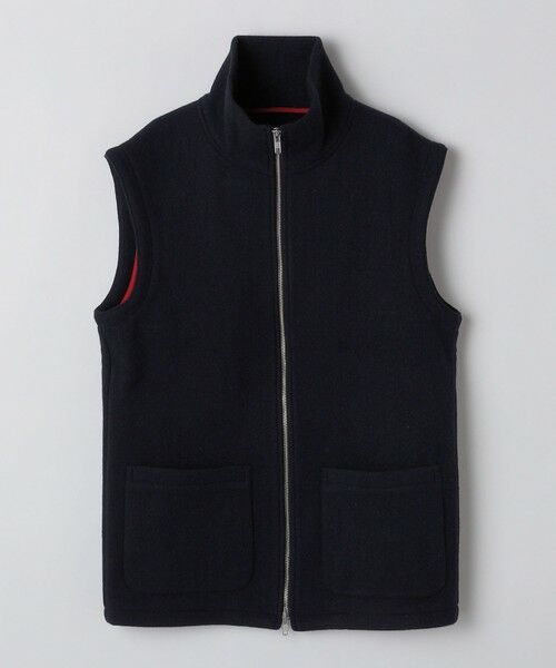 SHIPS / シップス ダウンジャケット・ベスト | BATEAUX DE SHIPS: ボイルドウール ジップ ベスト | 詳細12