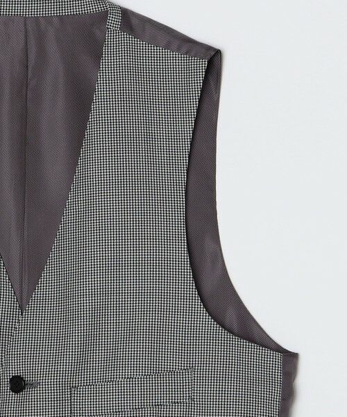 SHIPS / シップス ダウンジャケット・ベスト | SHIPS: VITALE BARBERI CANONICO ハウンドトゥース ベスト | 詳細6
