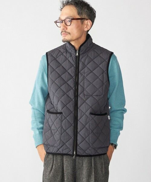SHIPS / シップス ダウンジャケット・ベスト | SHIPS:〈手洗い可能〉NETPLUS(R) キルティング スタンド ベスト | 詳細2