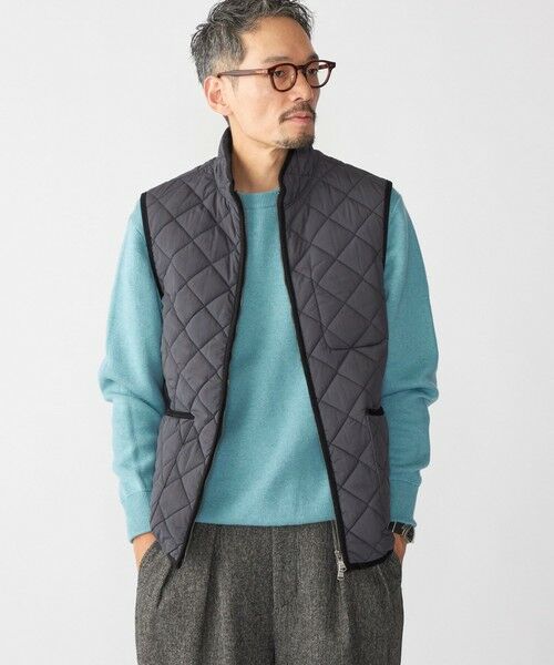 SHIPS / シップス ダウンジャケット・ベスト | SHIPS:〈手洗い可能〉NETPLUS(R) キルティング スタンド ベスト | 詳細3