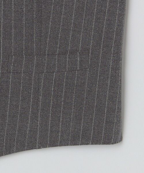 SHIPS / シップス ダウンジャケット・ベスト | 【SHIPS別注】CARUSO: チョークストライプ ラペルドベスト | 詳細6