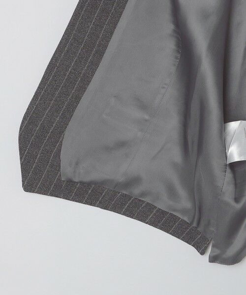 SHIPS / シップス ダウンジャケット・ベスト | 【SHIPS別注】CARUSO: チョークストライプ ラペルドベスト | 詳細7