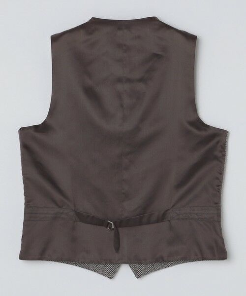 SHIPS / シップス ダウンジャケット・ベスト | 【SHIPS別注】CARUSO: ヘリンボーン ツイード ラペルドベスト | 詳細1