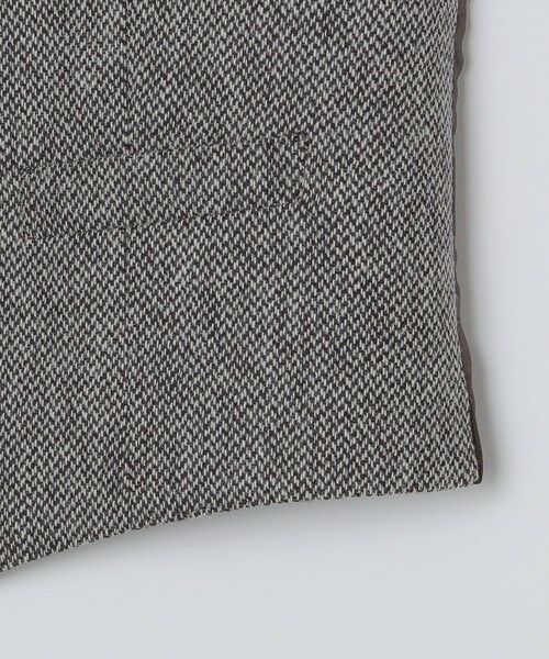 SHIPS / シップス ダウンジャケット・ベスト | 【SHIPS別注】CARUSO: ヘリンボーン ツイード ラペルドベスト | 詳細6