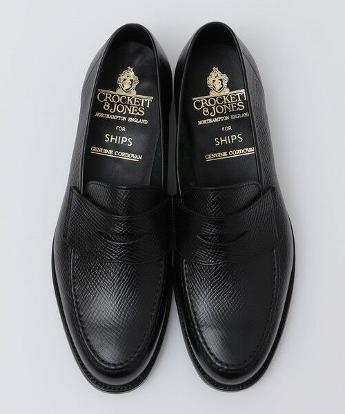 SHIPS / シップス ブーツ（ショート丈） | 【SHIPS別注】CROCKETT＆JONES: 50th ANNIV エンボス アンライニング コードバン ローファー | 詳細2