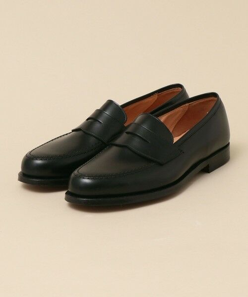 SHIPS / シップス ブーツ(ショート丈) | CROCKETT&JONES: BOSTON コイン ローファー(ブラック)