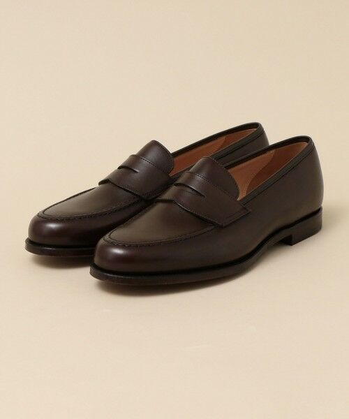 SHIPS / シップス ブーツ(ショート丈) | CROCKETT&JONES: BOSTON コイン ローファー(ブラウン)