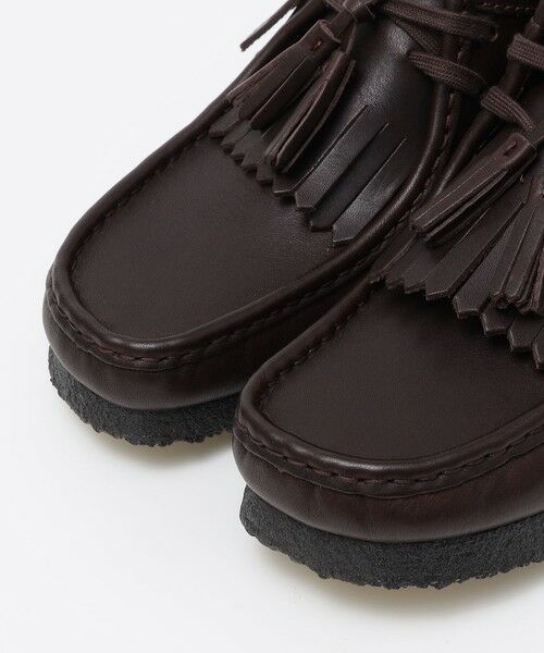 SHIPS / シップス ブーツ（ショート丈） | CLARKS: WALLABEE PURPLE GRAPE LEATHER | 詳細2