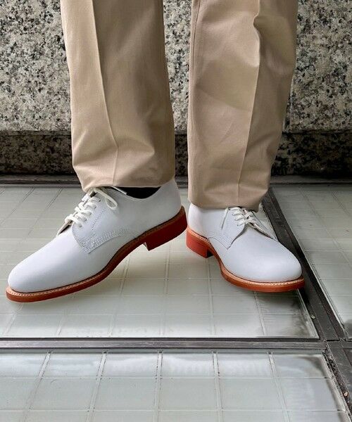 SHIPS / シップス ブーツ（ショート丈） | 【Southwick別注】SANDERS: White Nubuck Officer Shoe | 詳細1