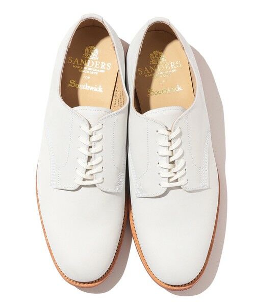 SHIPS / シップス ブーツ（ショート丈） | 【Southwick別注】SANDERS: White Nubuck Officer Shoe | 詳細3