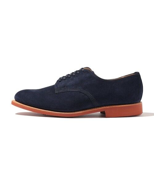 SHIPS / シップス ブーツ（ショート丈） | 【Southwick別注】SANDERS: Navy Suede Officer Shoe | 詳細4