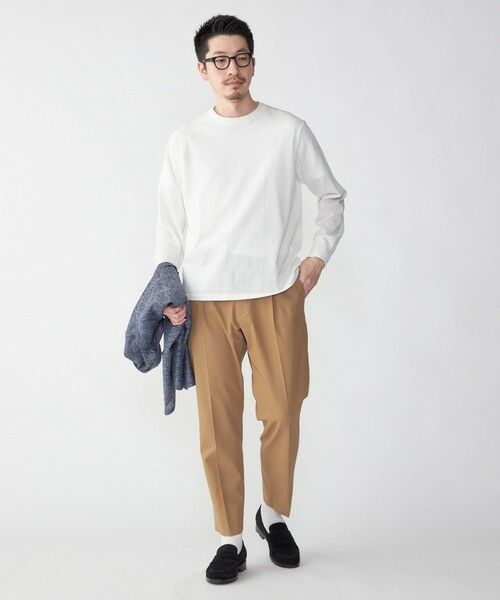 SHIPS / シップス ニット・セーター | SHIPS: 〈手洗い可能〉14ゲージ TEXBRID(R) リネン クルーネック ニット | 詳細2