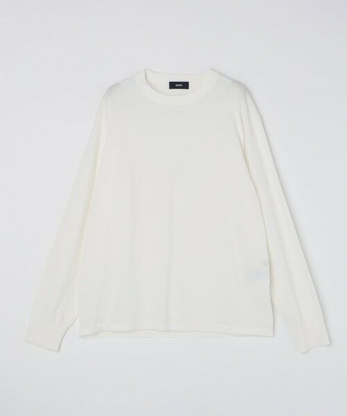 SHIPS / シップス ニット・セーター | SHIPS: 〈手洗い可能〉14ゲージ TEXBRID(R) リネン クルーネック ニット | 詳細4