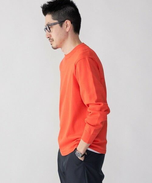 SHIPS / シップス ニット・セーター | SHIPS: 〈手洗い可能〉14ゲージ TEXBRID(R) リネン クルーネック ニット | 詳細9