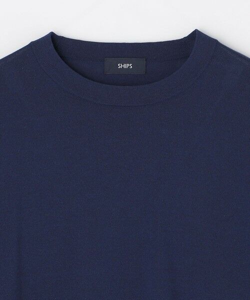 SHIPS / シップス ニット・セーター | SHIPS: 〈手洗い可能〉14ゲージ TEXBRID(R) リネン クルーネック ニット | 詳細21