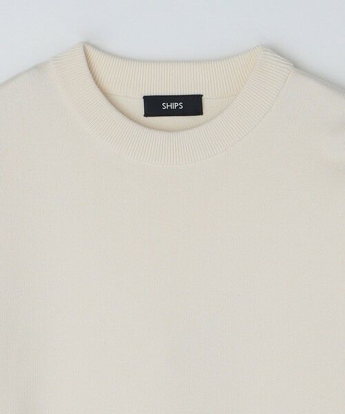 SHIPS / シップス ニット・セーター | SHIPS: 〈手洗い可能・抗菌防臭〉14GG コットン スムース 長袖 ニット | 詳細11