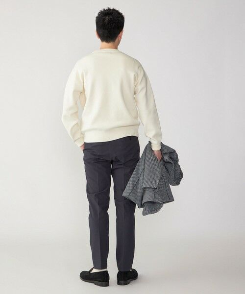 SHIPS / シップス ニット・セーター | SHIPS: 〈手洗い可能・抗菌防臭〉14GG コットン スムース 長袖 ニット | 詳細4