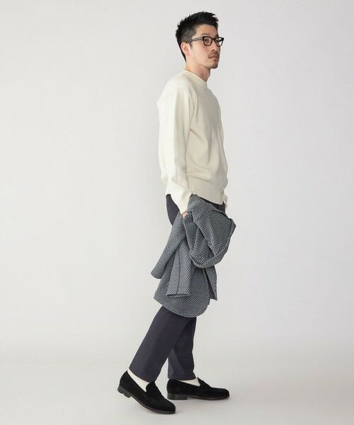 SHIPS / シップス ニット・セーター | SHIPS: 〈手洗い可能・抗菌防臭〉14GG コットン スムース 長袖 ニット | 詳細5