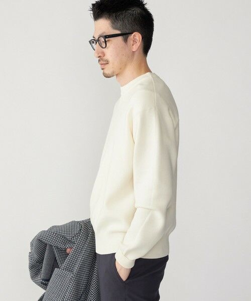 SHIPS / シップス ニット・セーター | SHIPS: 〈手洗い可能・抗菌防臭〉14GG コットン スムース 長袖 ニット | 詳細7