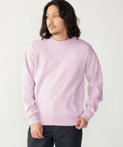 SHIPS / シップス ニット・セーター | SHIPS: 〈手洗い可能・抗菌防臭〉14GG コットン スムース 長袖 ニット | 詳細25