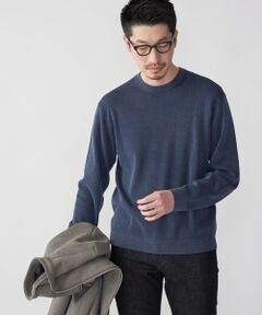 SHIPS / シップス ニット・セーター | SHIPS: 14ゲージ 畦編み サンフェード コットン クルーネック ニット