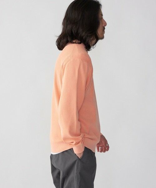 SHIPS / シップス ニット・セーター | SHIPS: 14ゲージ 畦編み サンフェード コットン クルーネック ニット | 詳細12