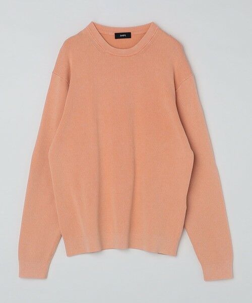 SHIPS / シップス ニット・セーター | SHIPS: 14ゲージ 畦編み サンフェード コットン クルーネック ニット | 詳細13