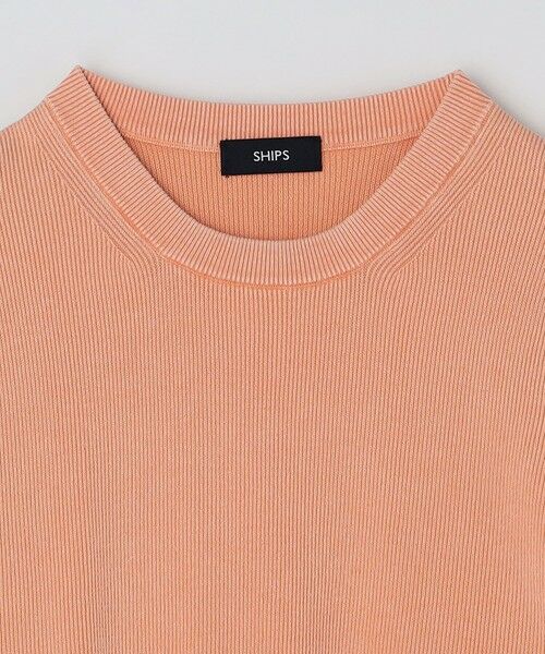 SHIPS / シップス ニット・セーター | SHIPS: 14ゲージ 畦編み サンフェード コットン クルーネック ニット | 詳細15