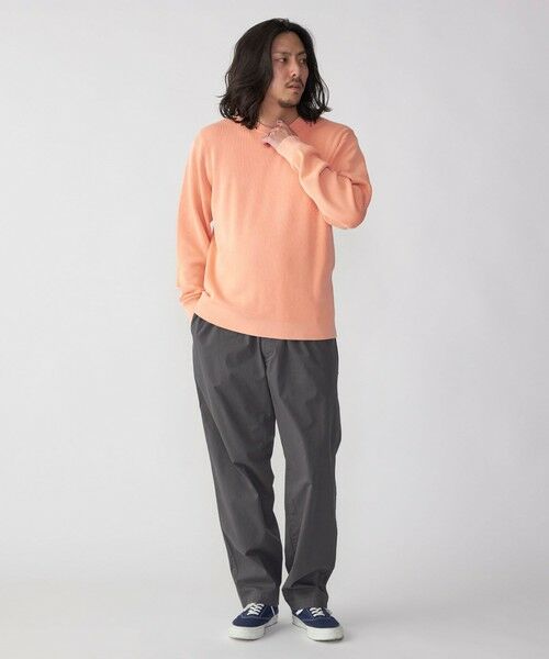 SHIPS / シップス ニット・セーター | SHIPS: 14ゲージ 畦編み サンフェード コットン クルーネック ニット | 詳細5