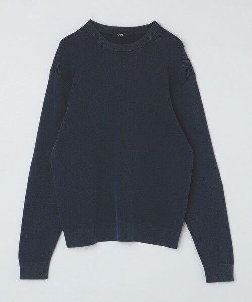 SHIPS / シップス ニット・セーター | SHIPS: 14ゲージ 畦編み サンフェード コットン クルーネック ニット | 詳細22