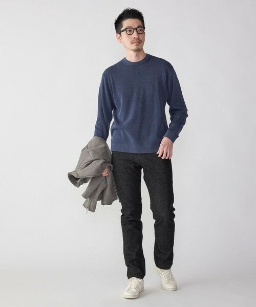 SHIPS / シップス ニット・セーター | SHIPS: 14ゲージ 畦編み サンフェード コットン クルーネック ニット | 詳細20