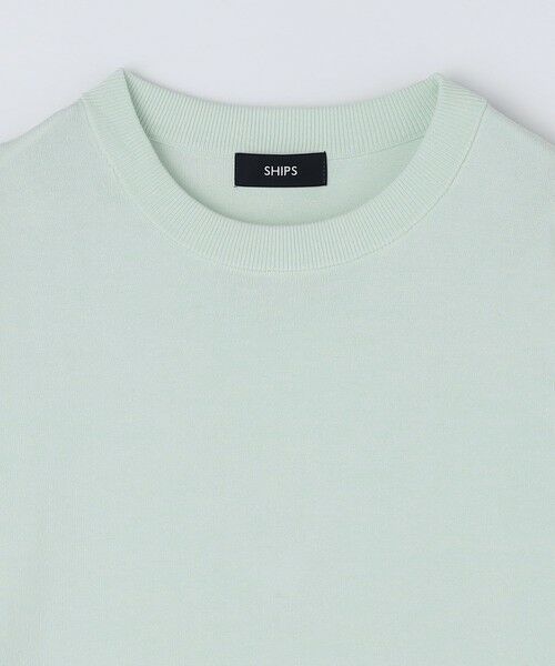 SHIPS / シップス ニット・セーター | SHIPS: 〈手洗い可能〉14ゲージ TEXBRID(R) コットン ハイゲージ ニット | 詳細19