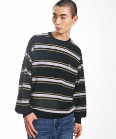 SHIPS / シップス ニット・セーター | City Ambient Products:〈手洗い可能〉14ゲージ レーヨン ナイロン ワンポイントロゴニット