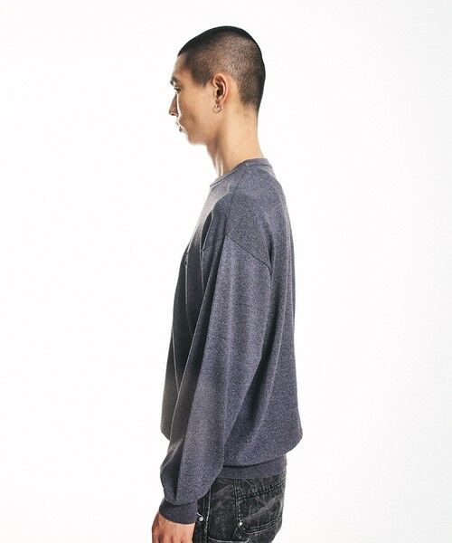 SHIPS / シップス ニット・セーター | City Ambient Products:〈手洗い可能〉14ゲージ レーヨン ナイロン ワンポイントロゴニット | 詳細6