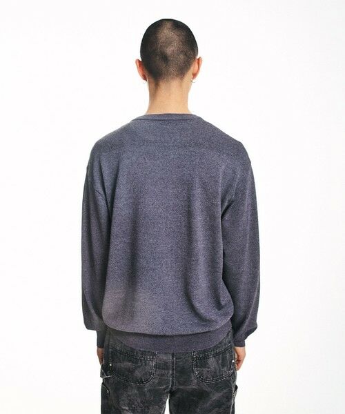 SHIPS / シップス ニット・セーター | City Ambient Products:〈手洗い可能〉14ゲージ レーヨン ナイロン ワンポイントロゴニット | 詳細7