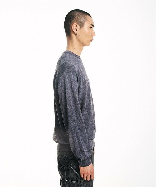 SHIPS / シップス ニット・セーター | City Ambient Products:〈手洗い可能〉14ゲージ レーヨン ナイロン ワンポイントロゴニット | 詳細8