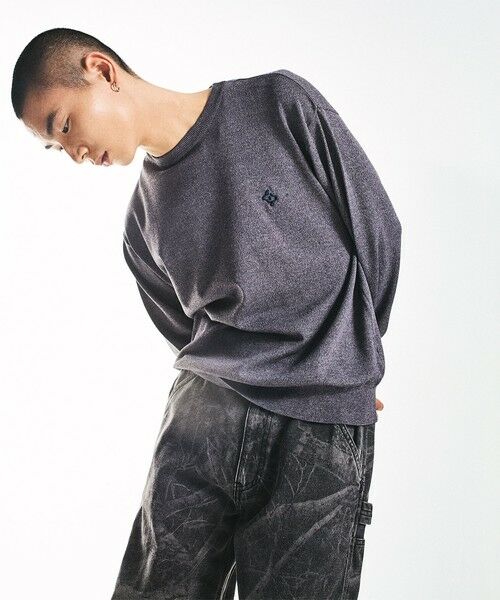 SHIPS / シップス ニット・セーター | City Ambient Products:〈手洗い可能〉14ゲージ レーヨン ナイロン ワンポイントロゴニット | 詳細13