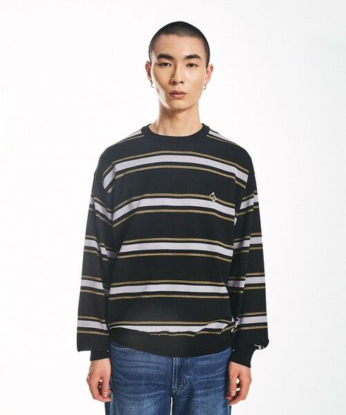 SHIPS / シップス ニット・セーター | City Ambient Products:〈手洗い可能〉14ゲージ レーヨン ナイロン ワンポイントロゴニット | 詳細22