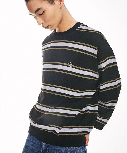 SHIPS / シップス ニット・セーター | City Ambient Products:〈手洗い可能〉14ゲージ レーヨン ナイロン ワンポイントロゴニット | 詳細23