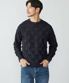 SHIPS / シップス ニット・セーター | SHIPS: 〈手洗い可能〉Amossa(R) シャンティ ブロック リンクス編み 長袖 ニット