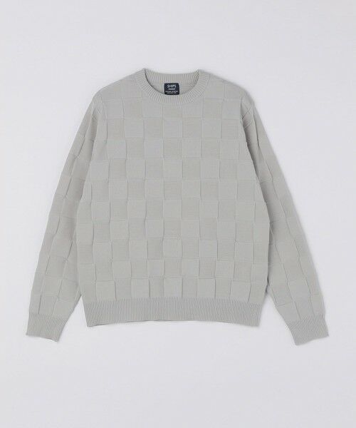 SHIPS / シップス ニット・セーター | SHIPS: 〈手洗い可能〉Amossa(R) シャンティ ブロック リンクス編み 長袖 ニット | 詳細3