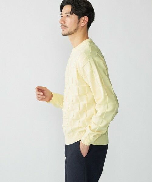 SHIPS / シップス ニット・セーター | SHIPS: 〈手洗い可能〉Amossa(R) シャンティ ブロック リンクス編み 長袖 ニット | 詳細15