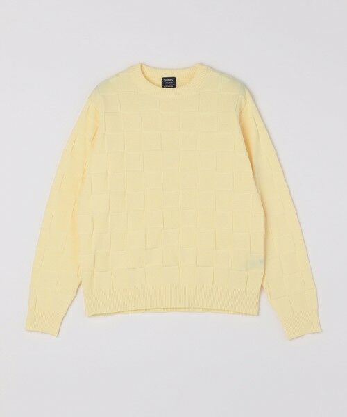 SHIPS / シップス ニット・セーター | SHIPS: 〈手洗い可能〉Amossa(R) シャンティ ブロック リンクス編み 長袖 ニット | 詳細18