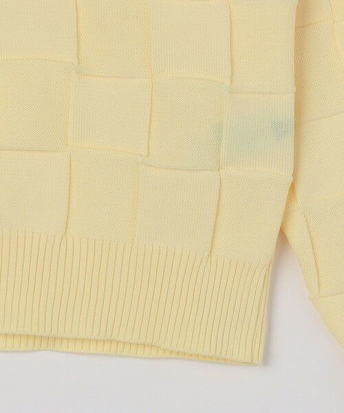 SHIPS / シップス ニット・セーター | SHIPS: 〈手洗い可能〉Amossa(R) シャンティ ブロック リンクス編み 長袖 ニット | 詳細22