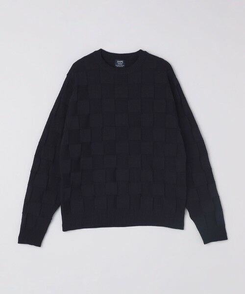 SHIPS / シップス ニット・セーター | SHIPS: 〈手洗い可能〉Amossa(R) シャンティ ブロック リンクス編み 長袖 ニット | 詳細27