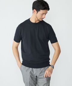SHIPS / シップス ニット・セーター | SHIPS: ICE COTTON クルーネック ショートスリーブ ニットTシャツ
