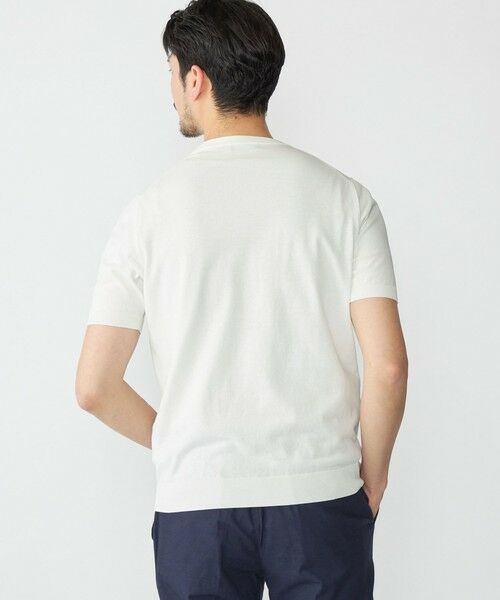 SHIPS / シップス ニット・セーター | SHIPS: ICE COTTON クルーネック ショートスリーブ ニットTシャツ | 詳細2